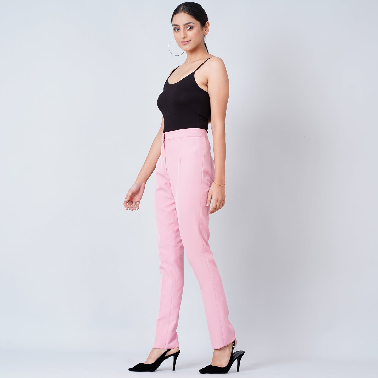 Pink Slim Fit Pants