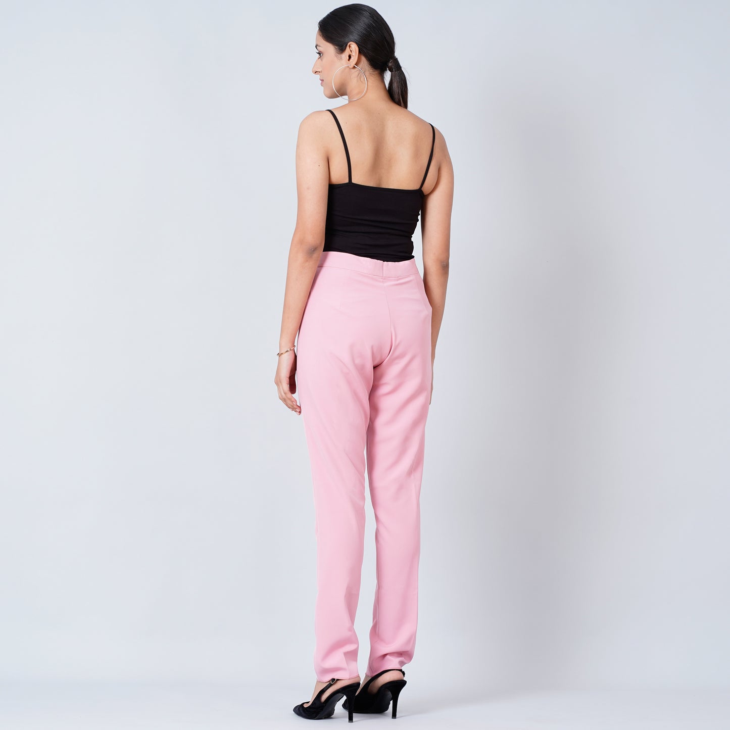 Pink Slim Fit Pants