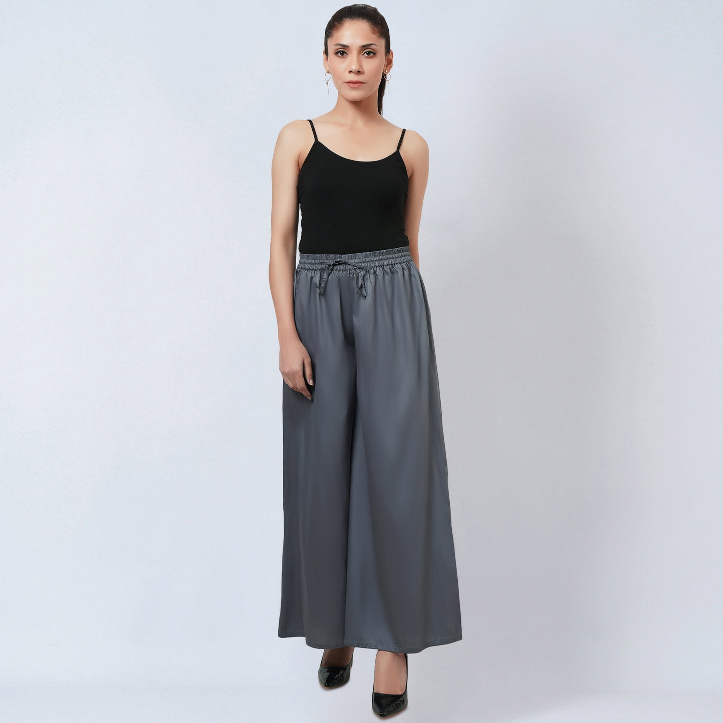 Grey Cotton Pants