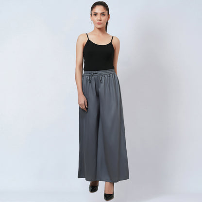 Grey Cotton Pants