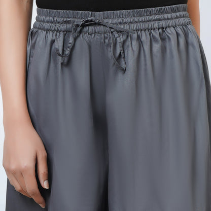 Grey Cotton Pants