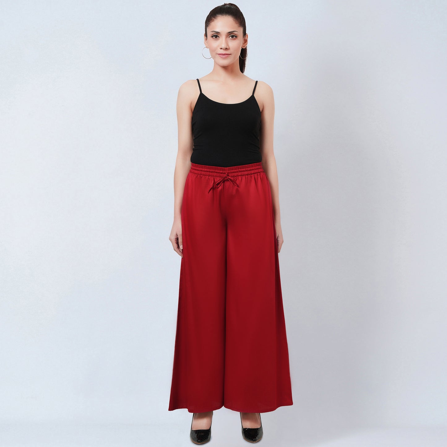 Red Cotton Pants