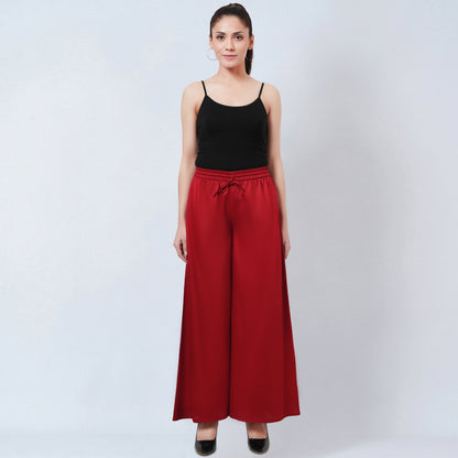 Red Cotton Pants