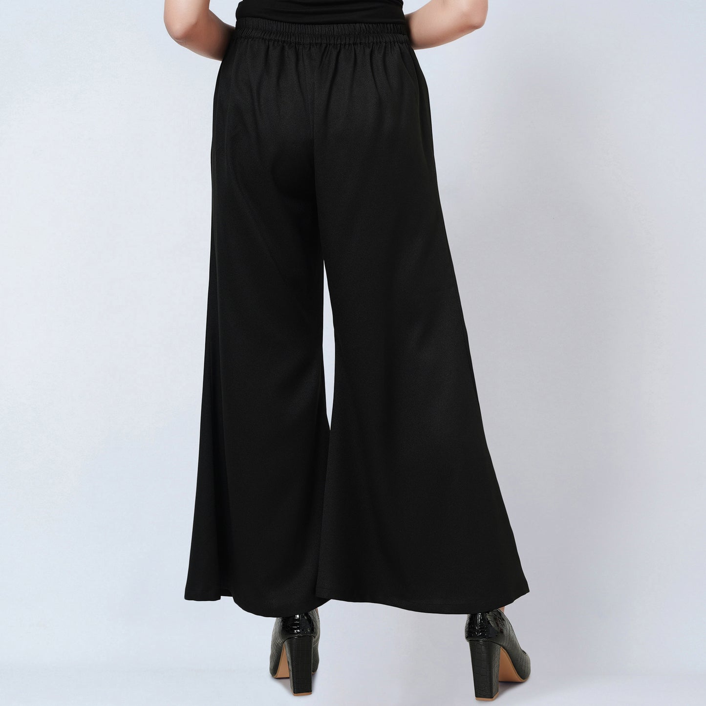 Black Bell Bottom Pants