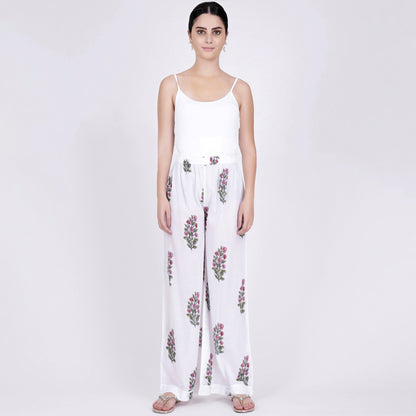 White Floral Coordinate Set