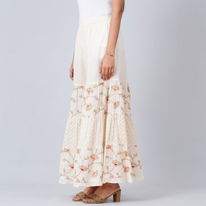 Ivory Gota-Patti Sharara Suit Set