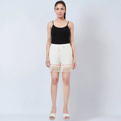 White Summer Shorts
