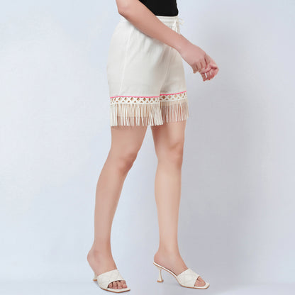 White Summer Shorts