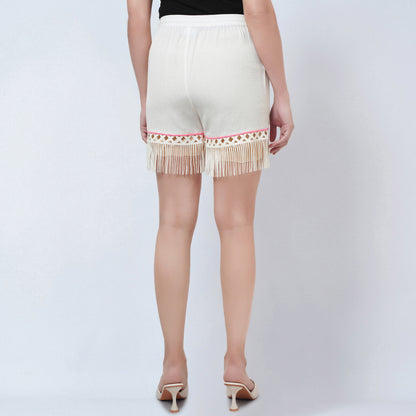 White Summer Shorts