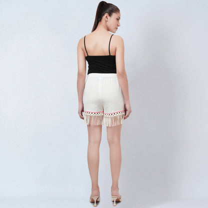 White Summer Shorts