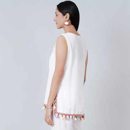 White Summer Top