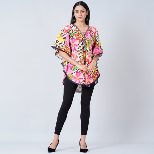 Multicoloured Floral Tunic